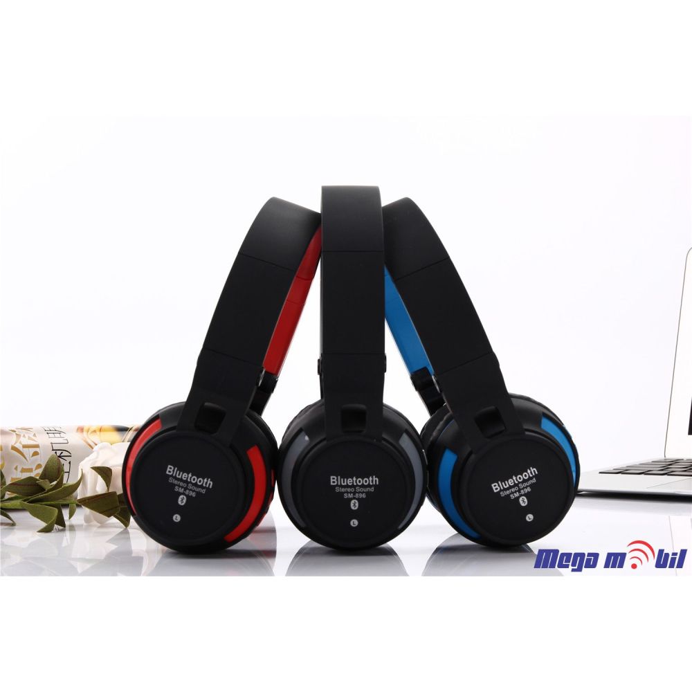 Slusalki Bluetooth SY-BT896 red